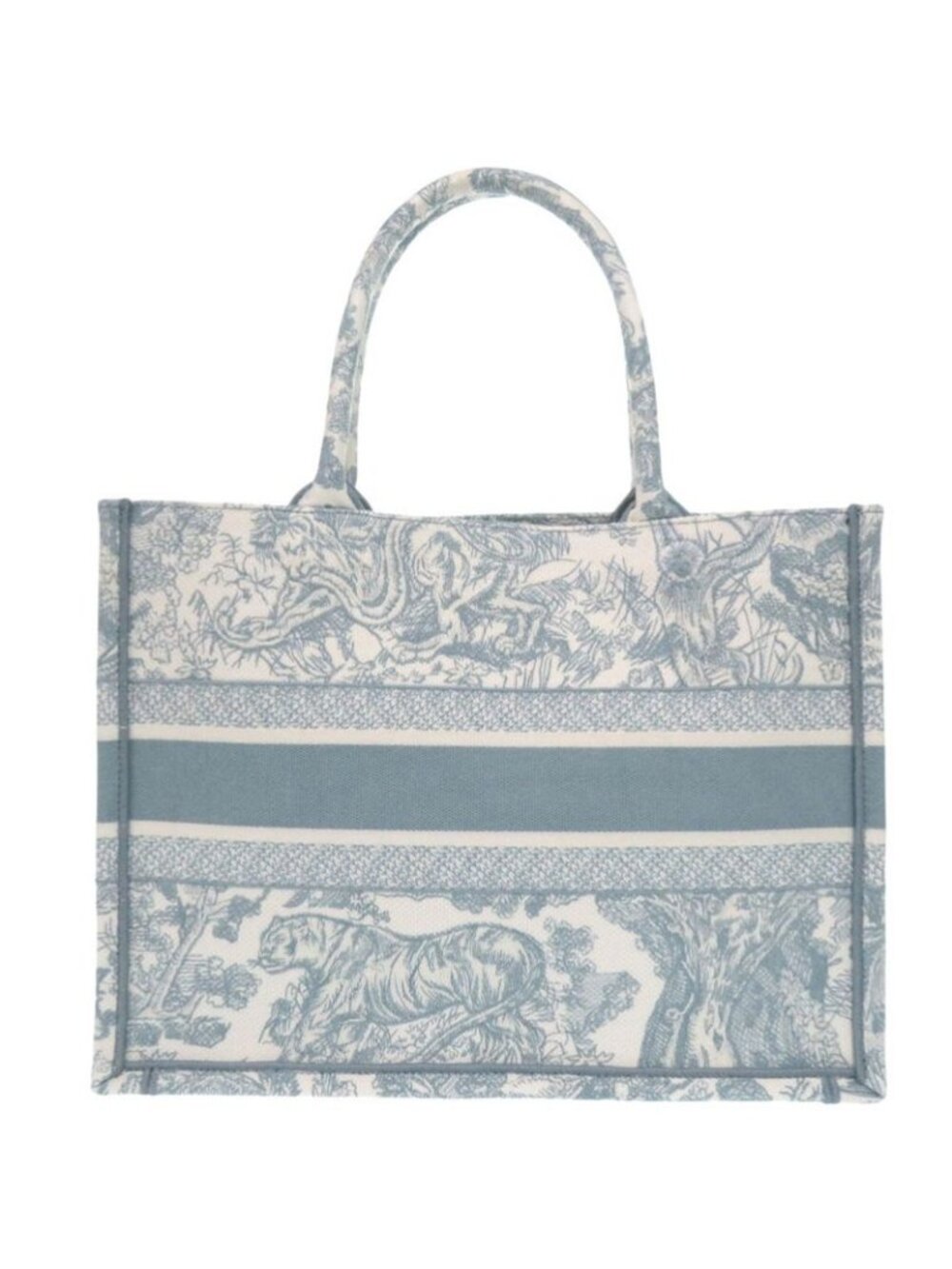 Dior Book Tote Toile de Jouy Embroidery Cotton Light - Picture 3 of 9